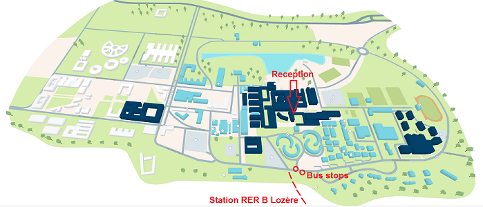 Map of Ecole polytechnique